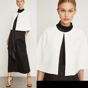 bcbg short cape jacket